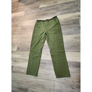 Figs Dark Olive Green Mens Cargo Medical Scrub  Pants Size XLarge